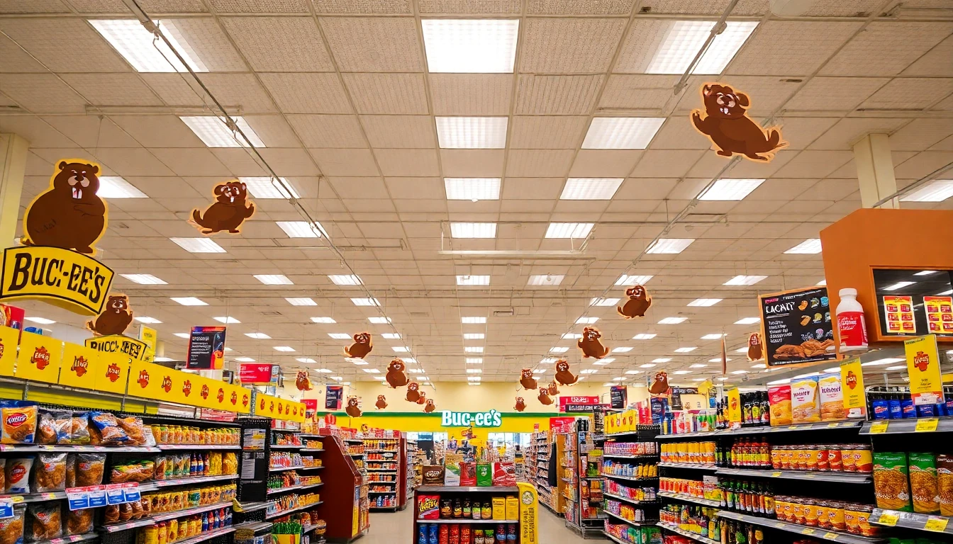 Inside a Buc-ee's store