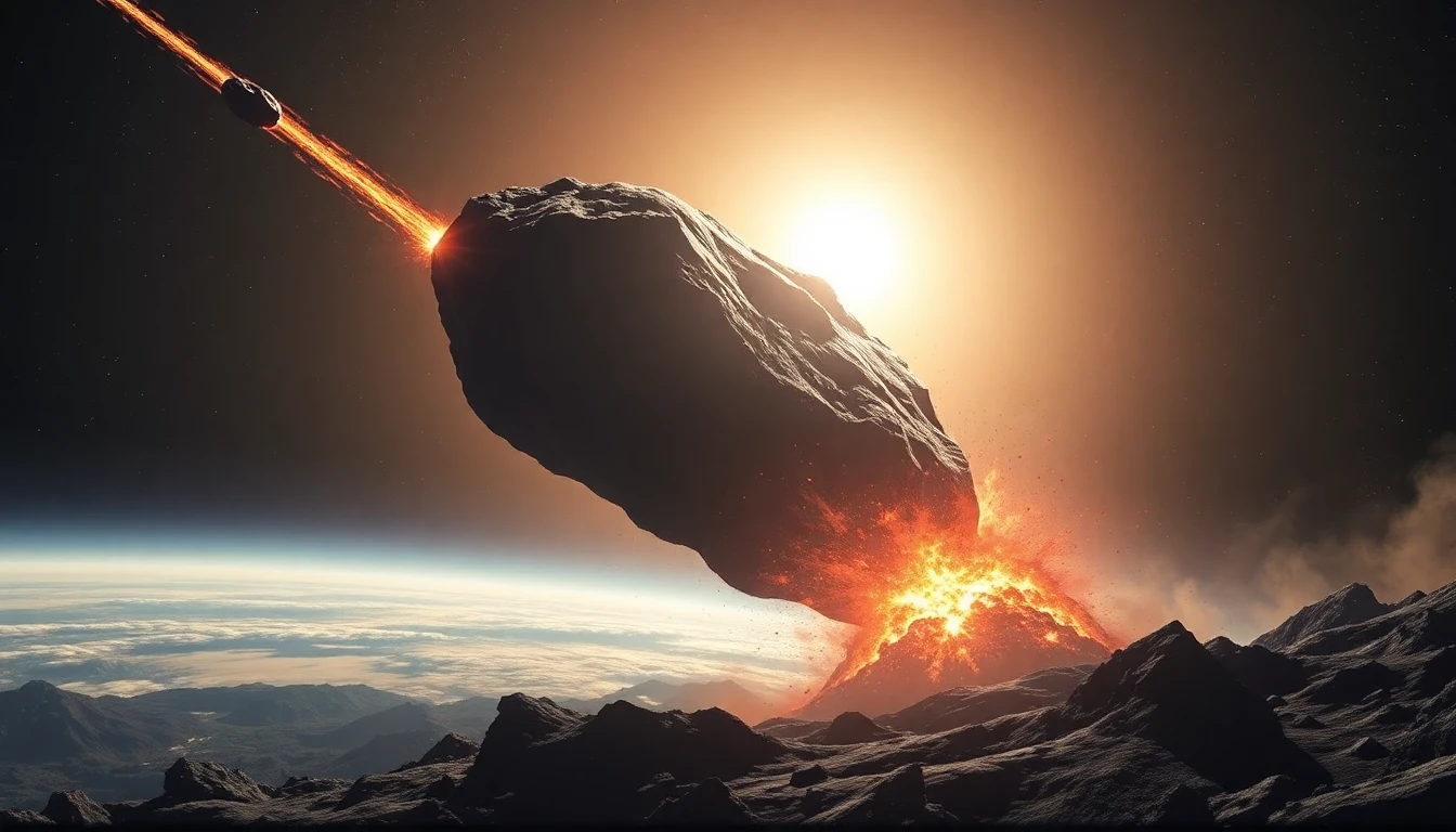 Could A Giant Tumble Stop A Meteor?